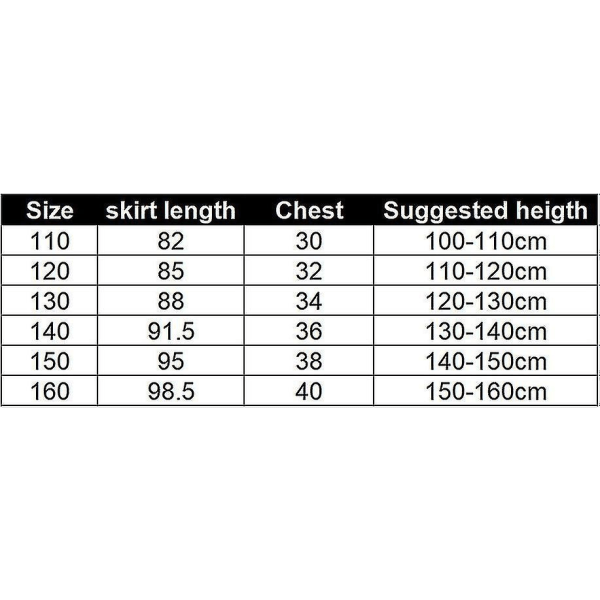 Onsdag Addams Set Festdräkter för vuxna barn 2 piece set 110cm