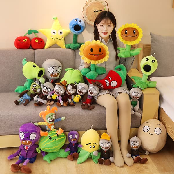 Venalisa Plants Vs Zombies Peashooter -pehmolelut lapsille
