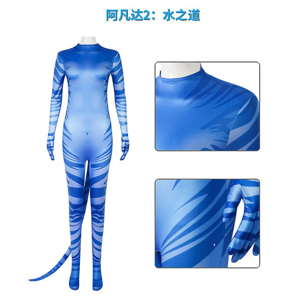 Avatar 2 Way of the Water Cosplay Costume Jumpsuit Combat odel General Women M