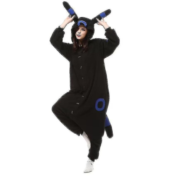 Unisex Adult Animal Onesie1 Anime Pyjama Kigurumi Joulupuku joulupuku Umbreon Blue