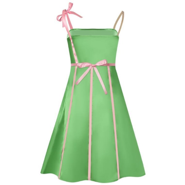 Barbie kvinders grønne kjole Cos Kostume 3xl