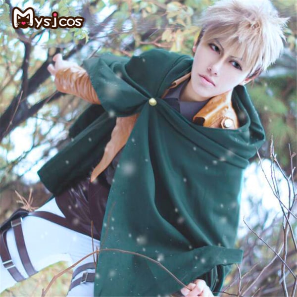 Attack On Titan Cloak Anime Cosplay -asu Green Cape Halloween L S