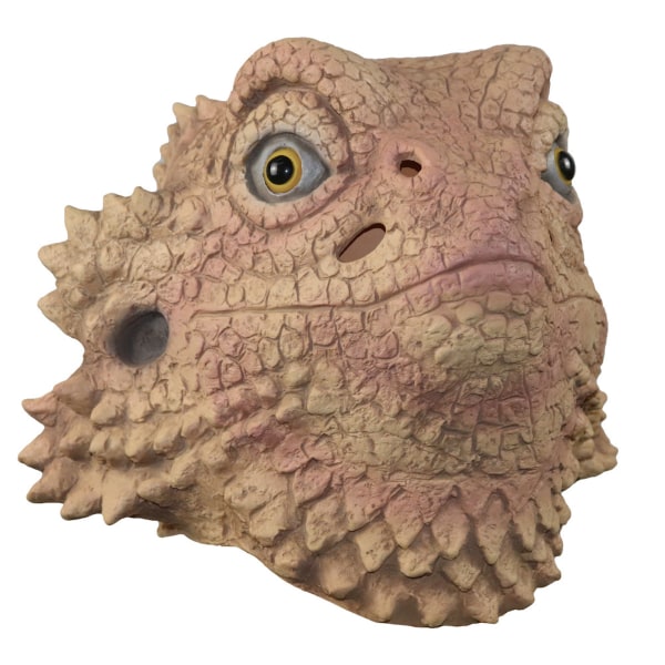 Lizard Mask Head Cover Latex Päähineet Halloween kostymmask cm 30