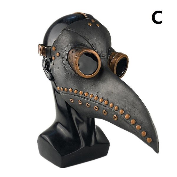 Halloween Kostym Cosplay Fest Fågel Doktor Pest Mask Långnäbb Terror Latex Vuxna Barn Game Mask