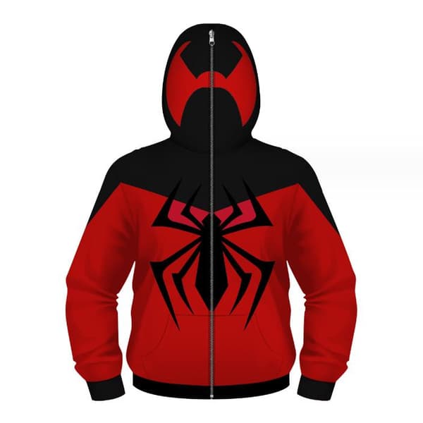 Spiderman Into The Spider Verse Hoodie osplay ostume Pullover C M