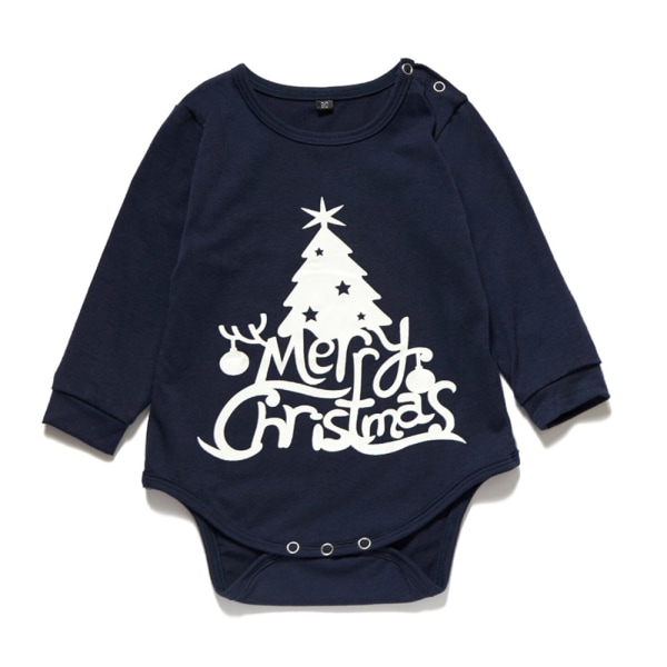 Familjematchande vuxen Barn Julpyjamas Nattkläder Pyjamas Baby 6M