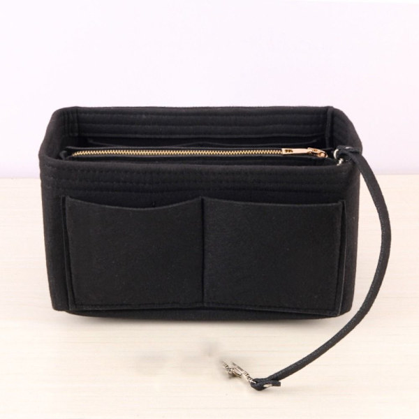 Aseta pussi huopaan Järjestäjä MUSTA 34*18*17CM 34*18*17CM black 34*18*17cm-34*18*17cm