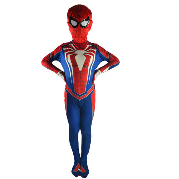 Halloween Spider Man Cosplay Kläder för barn PS4 Spider 100 yards 110 yards