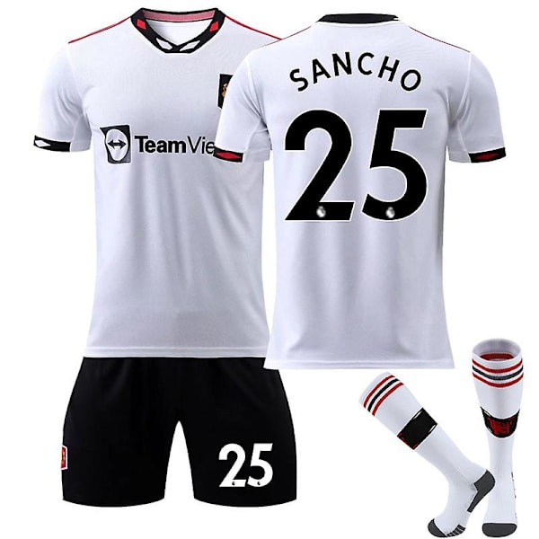 2223 Manchester United #25 Sancho Fotbollströja Träningsdräkt 24