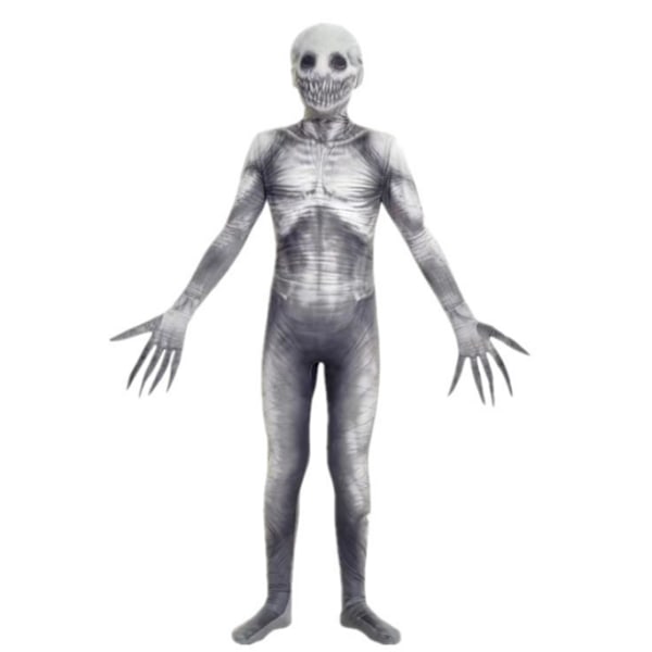 Lasten aikuisten Scary Bodysuit -asu Halloween-asu M