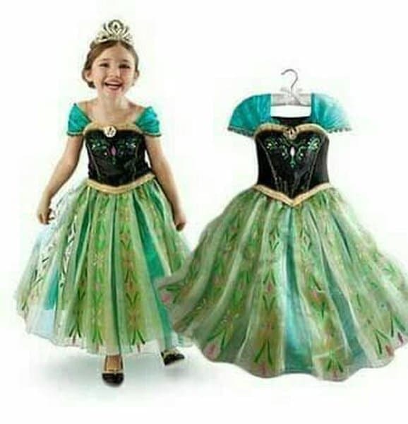 Sød Prinsesse Anna Kjole 110 cl