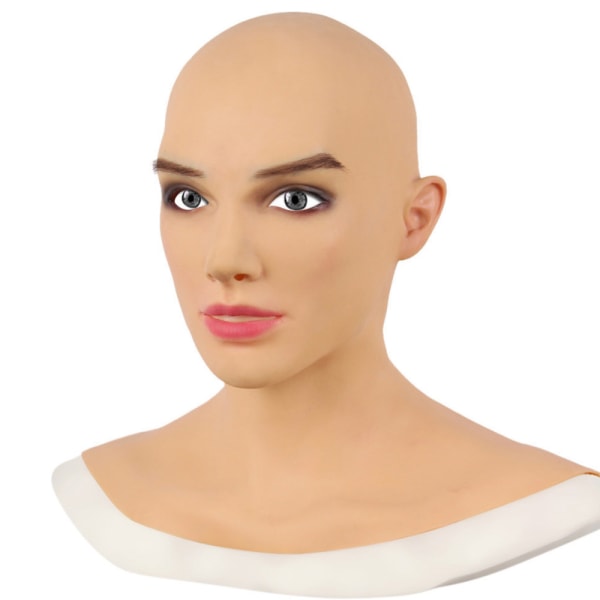 Halloween maske realistisk kvinnlig latex cover Cosplay Queen