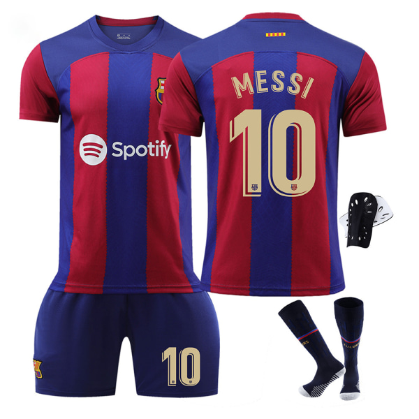 23-24 nye Barcelona nr. 9 Lewandowski nr. 10 Messi-trøyedrakt NO.10 MESSI 16