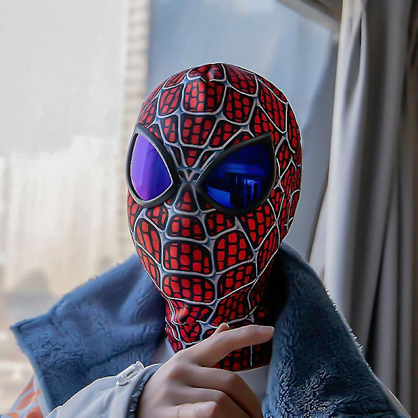 Spiderman Mask Huvudbonader Spider Man Cosplay Scenrekvisita Tack!！ Remy Spider Man