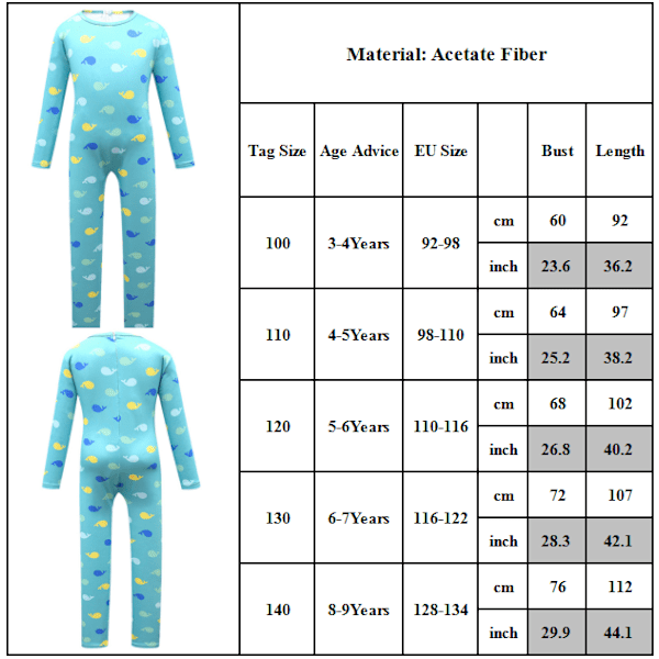 Halloween-fest for barn CocoMelon Cosplay-kostyme Fancy kostymer 100cm