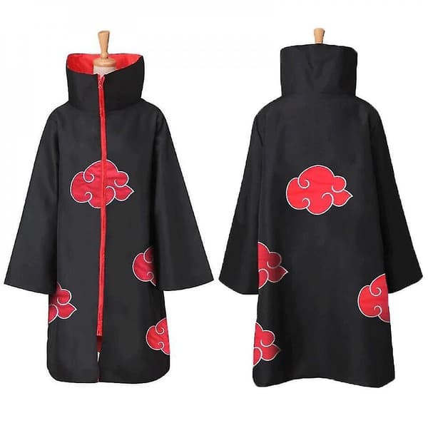Naruto Akazaki cape anime rollspelsdräkt Cloak S