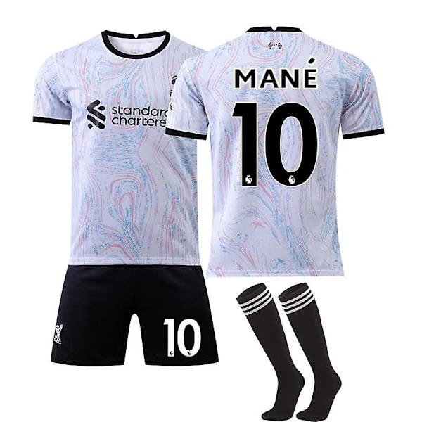 22/23 Liverpool Udebane alah Fodboldtrøje Træningsdragter MANE NO.10 S
