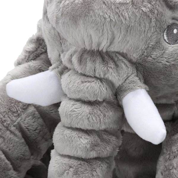 Mysig Elefant Gosedjur: Stor, Mjuk & Kramvänlig gray