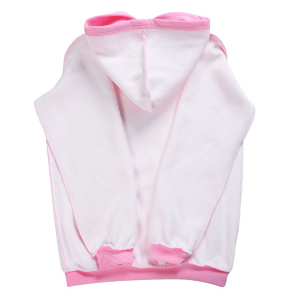 Børne Barbie Plys Hættetrøjer Casual Hætte Cosplay tegneseriejakke pink 130cm