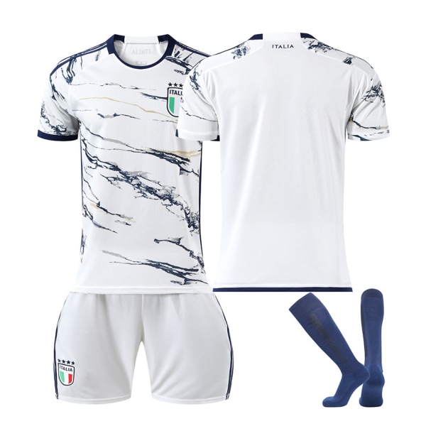 23 Europacup Italia bortefotballdrakt uten nummer draktsett #2XL