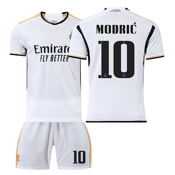 23 Real Madrid Home Soccer Jersey NO 10 Modric paita #M