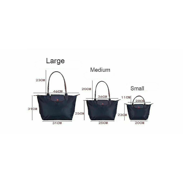 Nya Longchamp Le Pliage-väskor för kvinnor Z X Rosa S