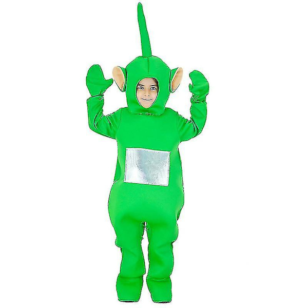 Teletubbies kostyme for barn Barn Morsom Dipsy Po Laa Tinky Winky Onesie Julebursdagsfest Halloween kostyme A Dipsy Teletubbies Kids 130cm*Teletubbies