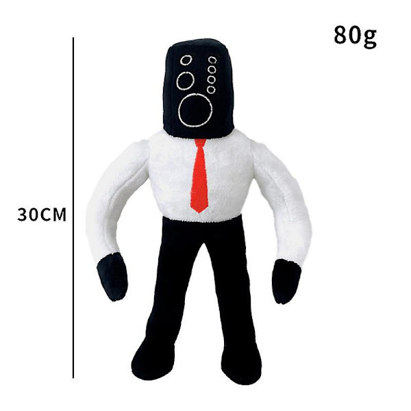 Skibidi Toilet Man Plyschleksak Skräck Exploration Äventyrsspel Gosedjursdocka Style D