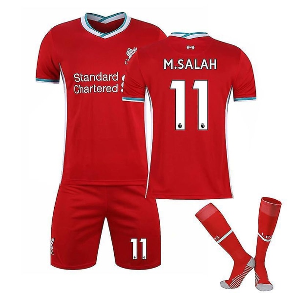 Salah 11# Liverpool 2021 ny sesong fotballskjorte for voksne 2XL L(175-180cm)