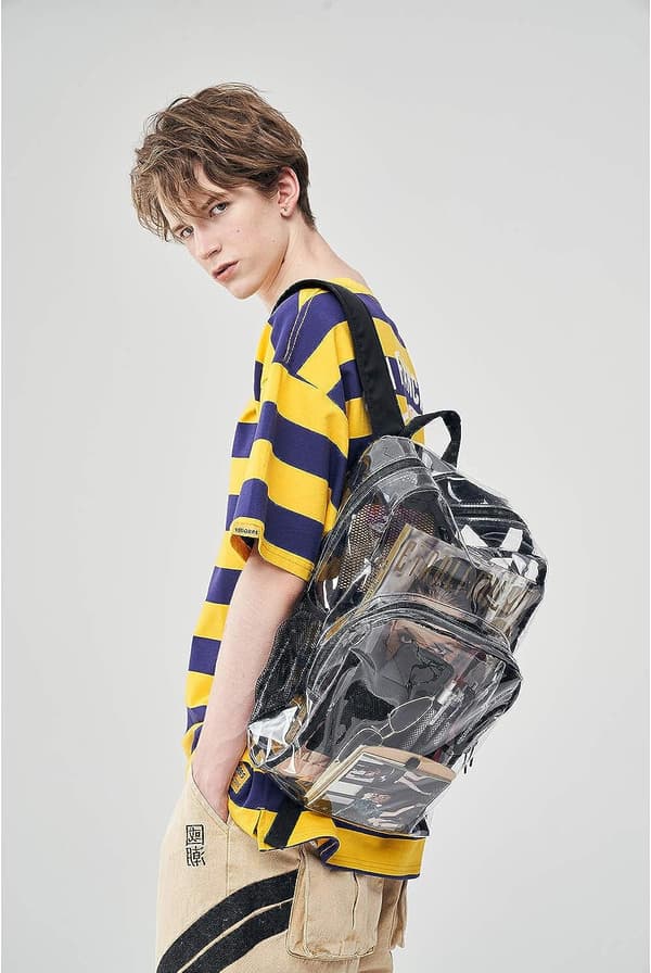 Vorspack Clear Backpack Heavy Duty PVC Transparent Ryggsäck