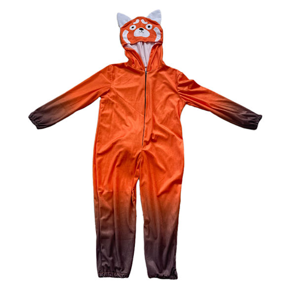 Lapset Turning Red Cosplay Puku Animal Red Panda Jumpsuit 120cm