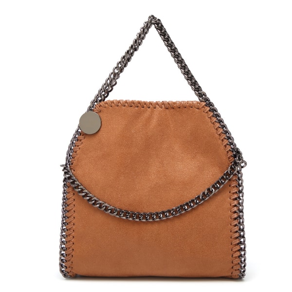 Kvinders Crossbody-tasker Mode-skuldertaske Kæde-tasker Mode-bærbare kæde-vævede håndtasker pink