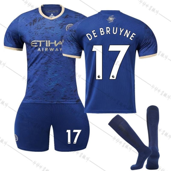 23 Manchester City Rabbit Special Edition No.17 De Bruyne skjorte 16