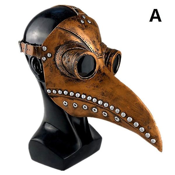 Halloween Kostym Cosplay Fest Fågel Doktor Pest Mask Långnäbb Terror Latex Vuxna Barn Game Mask