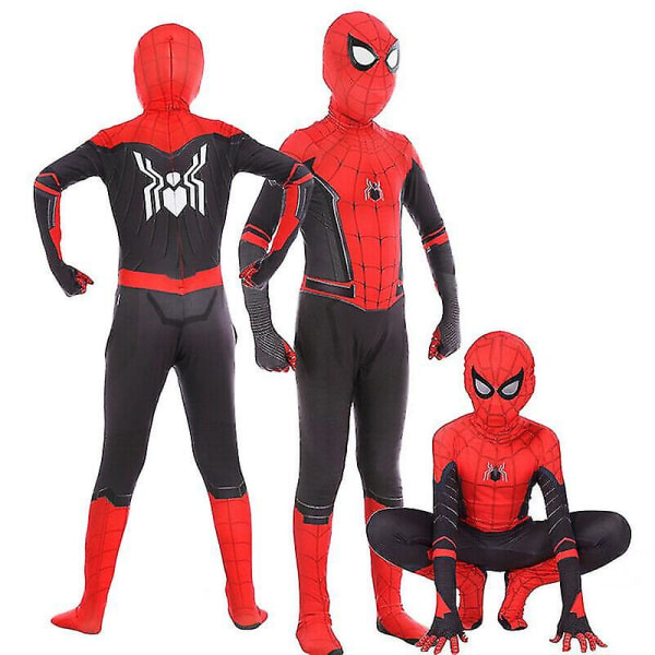 Drenge : Far From Home Spiderman Zentai Cosplay Costume Costume Outfit..c 120-130cm