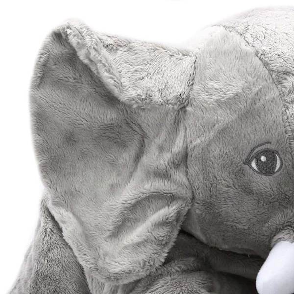 Mysig Elefant Gosedjur: Stor, Mjuk & Kramvänlig gray