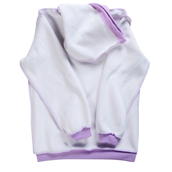 Barn Barbie Plysch Hoodies Casual Hooded Cosplay Cartoon Jacka purple 130cm