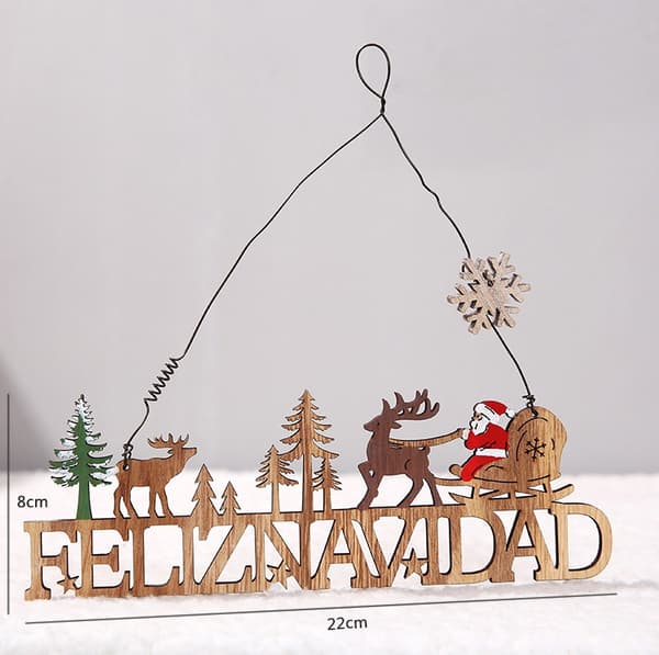 B-Fireplace Decor Home Decor Træ Plakat Dekorative Udendørs Dec