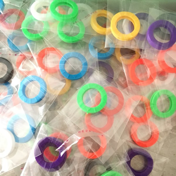 32 st Key Cap Covers i Silikon - Nyckeltaggar - Nyckelringar - Nyckelidentifierare