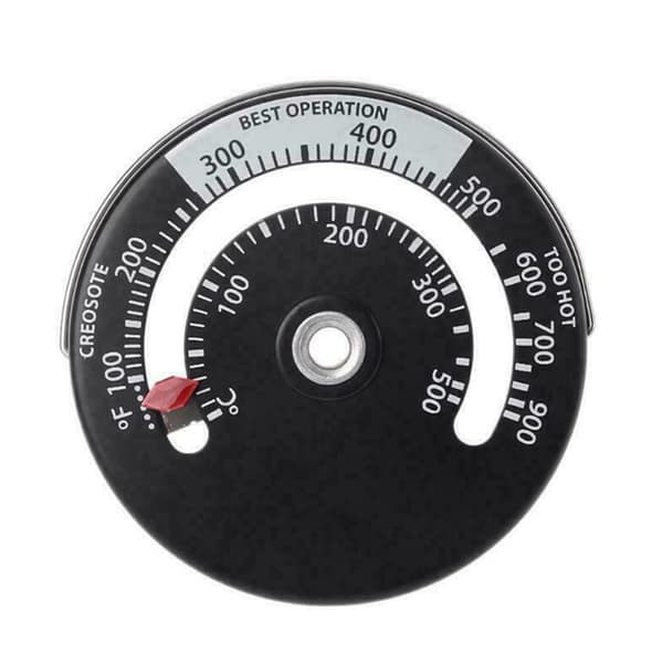 Magnetisk spis termometer eld spis rör termometer för rund