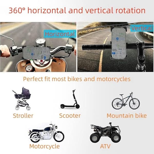 Universal cykeltelefonholder til styr, smart