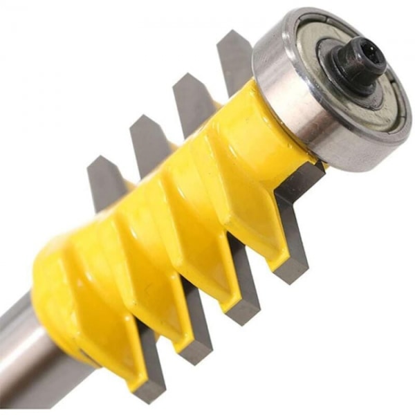 8 mm Skaft Spår Finger Reversibla Fog Router Kolle Bit Kon Tenon Fr