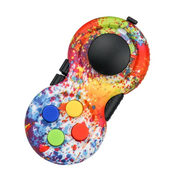 Fidget Pad 8 Funktion Fidget Legetøj Cube Controller Stress Reducer f