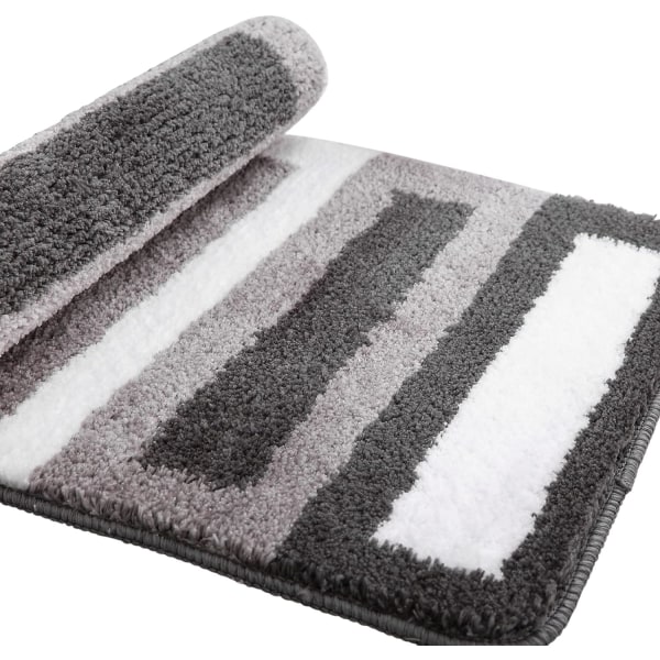 Non-Slip Bath Mat Kitchen Rug Fluffy Bathroom Rug Soft Microfiber