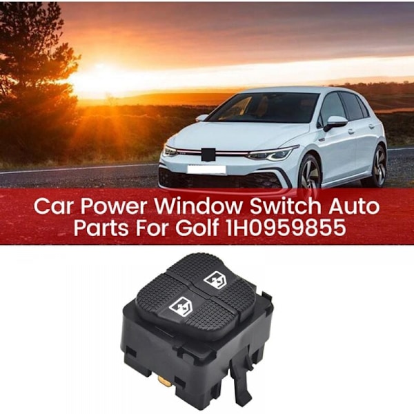 Fönsterregulatorstyrning Enkelströmbrytare Passar Volkswagen Golf 1H09598