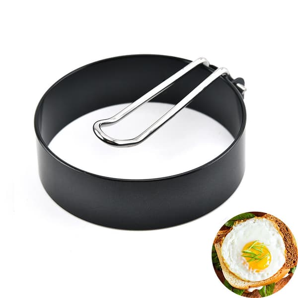 Sett med 2 Bake-in Egg Ringer, Non-Stick Egg Ringer Pannekaker Kjøkkenform T