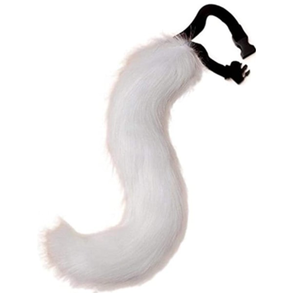 Halloween-juhlan pukeutuminen Aikuisten teini cosplay-pukeutuminen Tekoeläimen häntä Pehmo Faux Fur Tail (Ruskea)