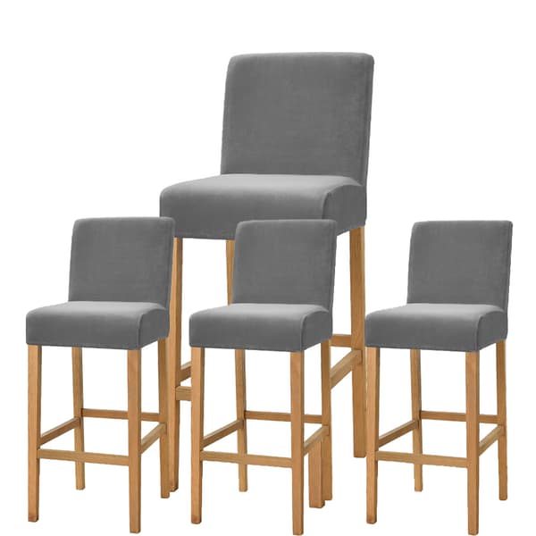 Barstoltrekk, vaskbart, elastisk, avtagbart stoltrekk for kort