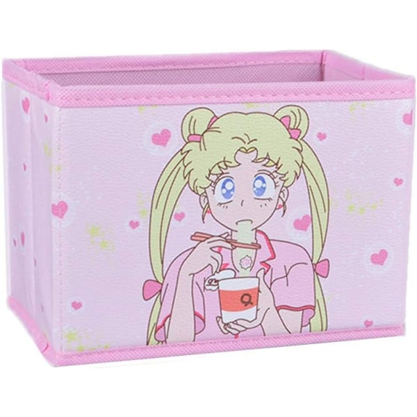 Sarjakuvan säilytyslaatikko, söpö japanilainen animemallihahmo, työpöytämeikin säilytyslaatikko A