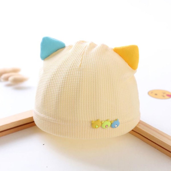 Baby hattu 0-3 kk kesä puuvilla söpö söpö vastasyntyneen baby cap 0-3-